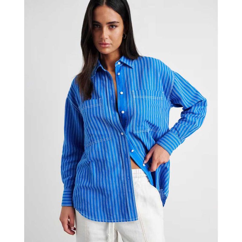 JAG Winona Stripe Ls Shirt image number 2